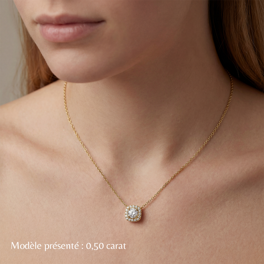 Collier pendentif topaze blanche grenat K10PG - Livraison gratuite authentiqu Collier pendentif topaze blanche grenat K10PG - Livraison gratuite authentiqu