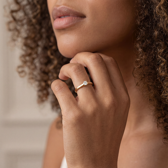 Solitaire rubis Lune de Miel - 12