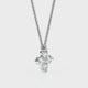 Collier diamant Floral - 1