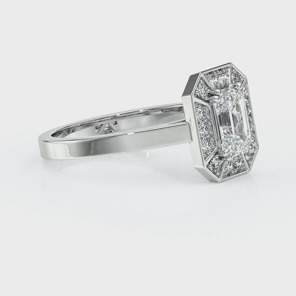 Bague entourage diamant Coup de Foudre - 11