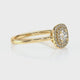 Bague entourage rubis diamant Coup de Foudre - 8