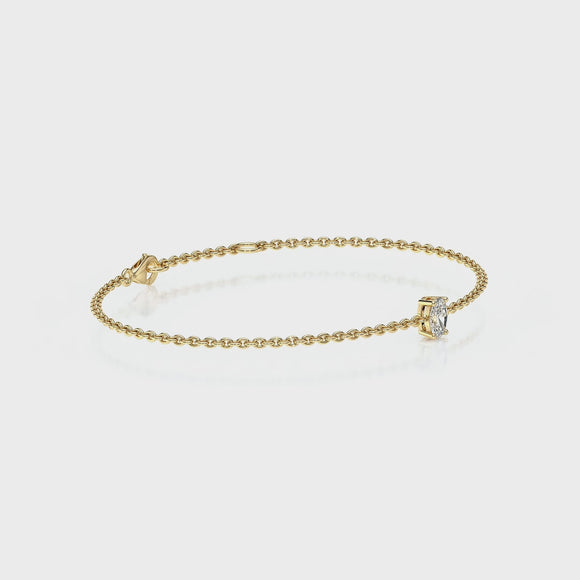Bracelet diamant Lune de Miel - 5