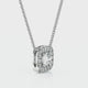 Collier entourage diamant Coup de Foudre - 1
