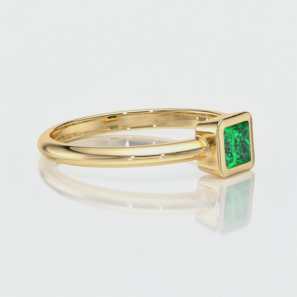 Solitaire émeraude Nuit de Noces – 3