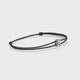 Bracelet cordon saphir vert Lune de Miel - 3