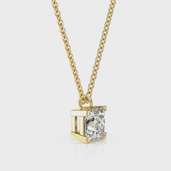 Pendentif solitaire diamant Une Promesse - 5