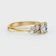 Solitaire accompagné diamant Divine Idylle - 20