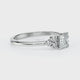 Solitaire accompagné diamant Divine Idylle - 25