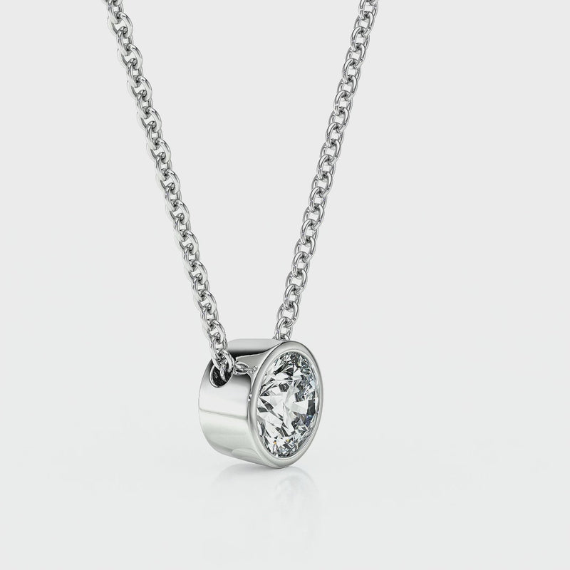 Pendentif solitaire diamant Nuit de Noces - 1