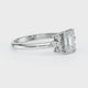 Solitaire accompagné diamant Divine Idylle - 18