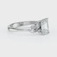 Solitaire accompagné diamant Divine Idylle - 21