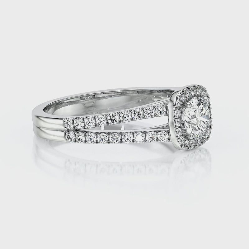 Bague entourage diamant Coup de Foudre - 2
