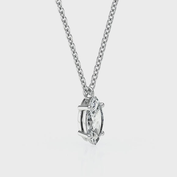 Pendentif solitaire diamant Une Promesse - 4