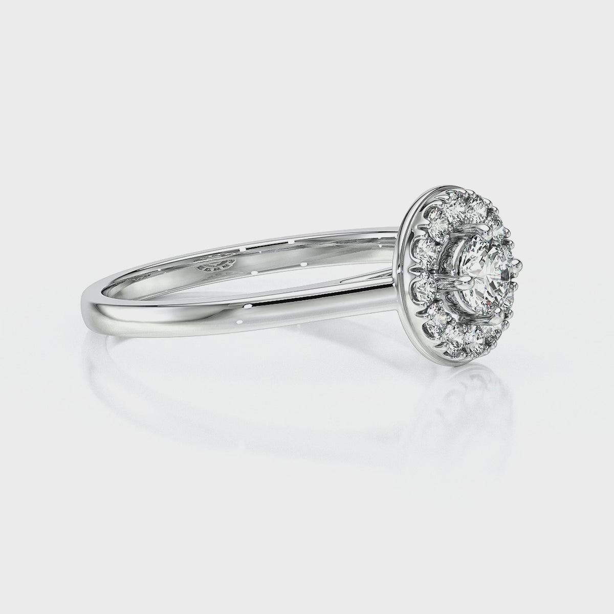 Bague entourage diamant Pour la Vie - 2