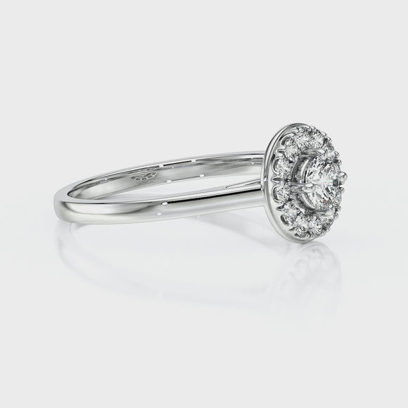 Bague entourage rubis et diamant Pour la Vie - 2