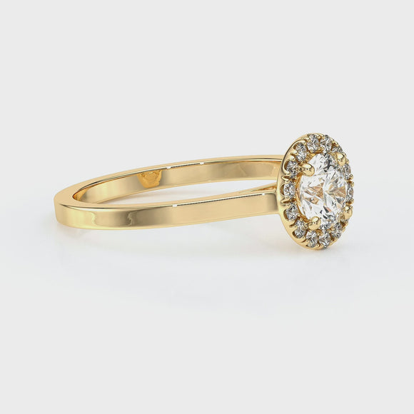 Bague entourage diamant Coup de Foudre - 14