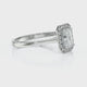 Bague entourage saphir diamant Promets Moi - 6