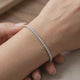 Bracelet rivière diamants Lune de miel
