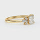 Solitaire accompagné diamant Divine Idylle - 15