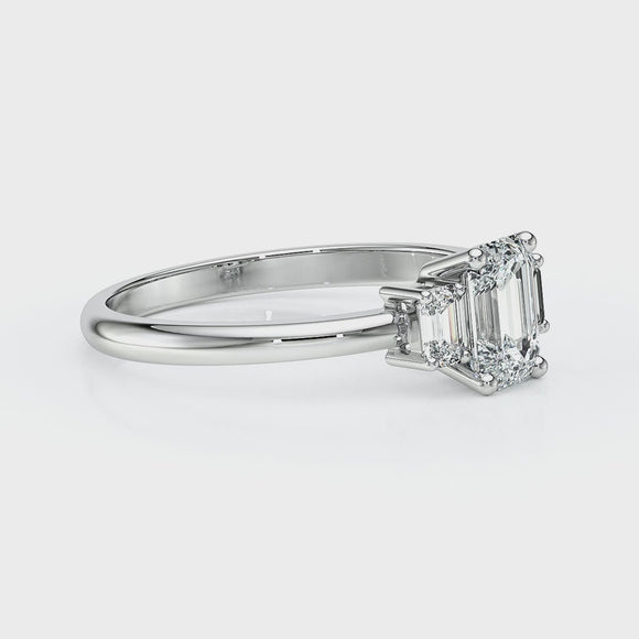Bague trilogie diamant Premier Pas - 5