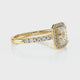Bague entourage saphir et diamant Promets Moi - 8