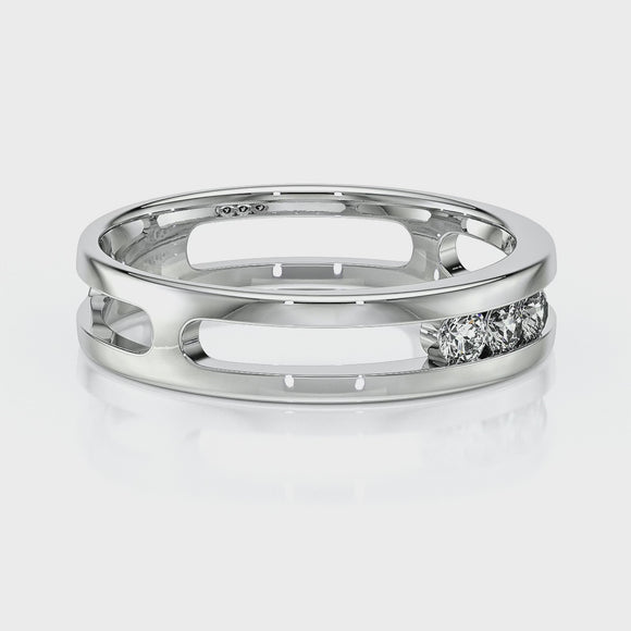 Bague trilogie diamant Premier Pas - 2