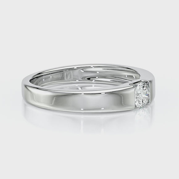 Solitaire saphir vert Pour Toujours - 3