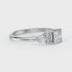 Solitaire accompagné diamant Divine Idylle - 26