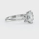 Solitaire accompagné diamant Divine Idylle - 17