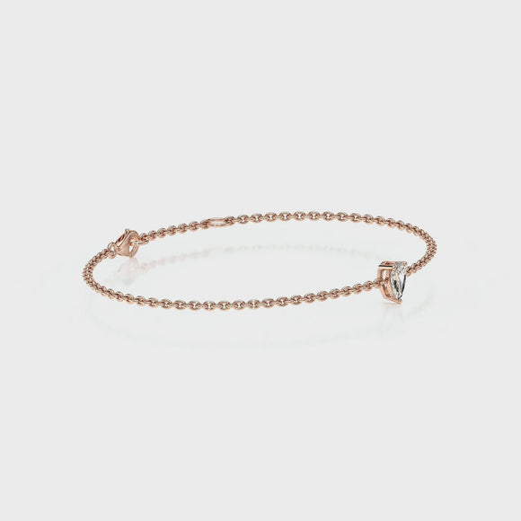 Bracelet aigue-marine Lune de Miel - 4