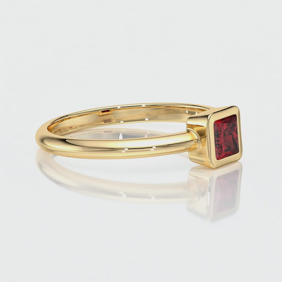 Solitaire rubis Nuit de Noces – 3