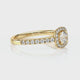 Bague entourage diamant Coup de Foudre - 1