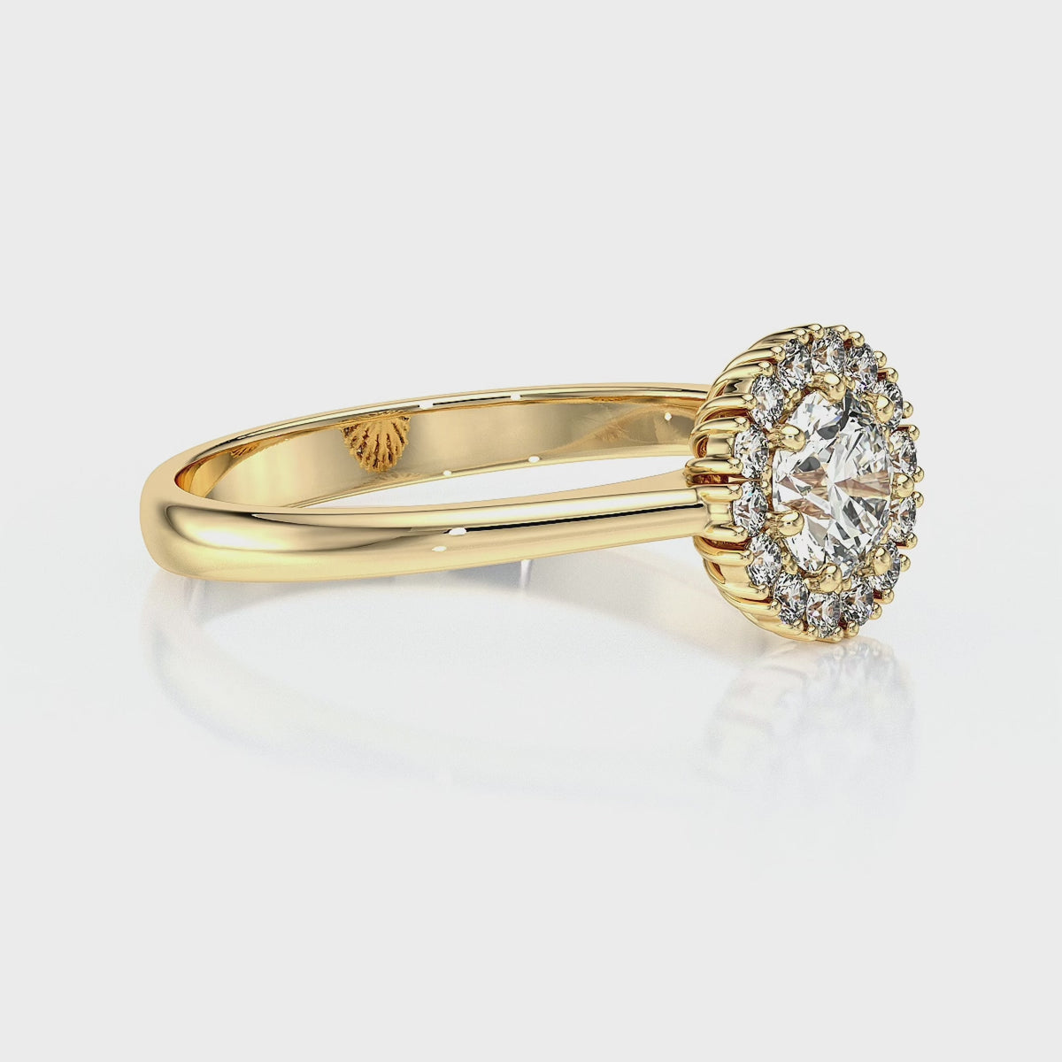 Bague entourage diamant Pour la Vie - 7