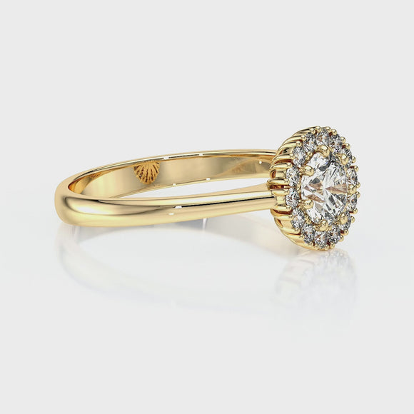 Bague entourage diamant Pour la Vie - 7