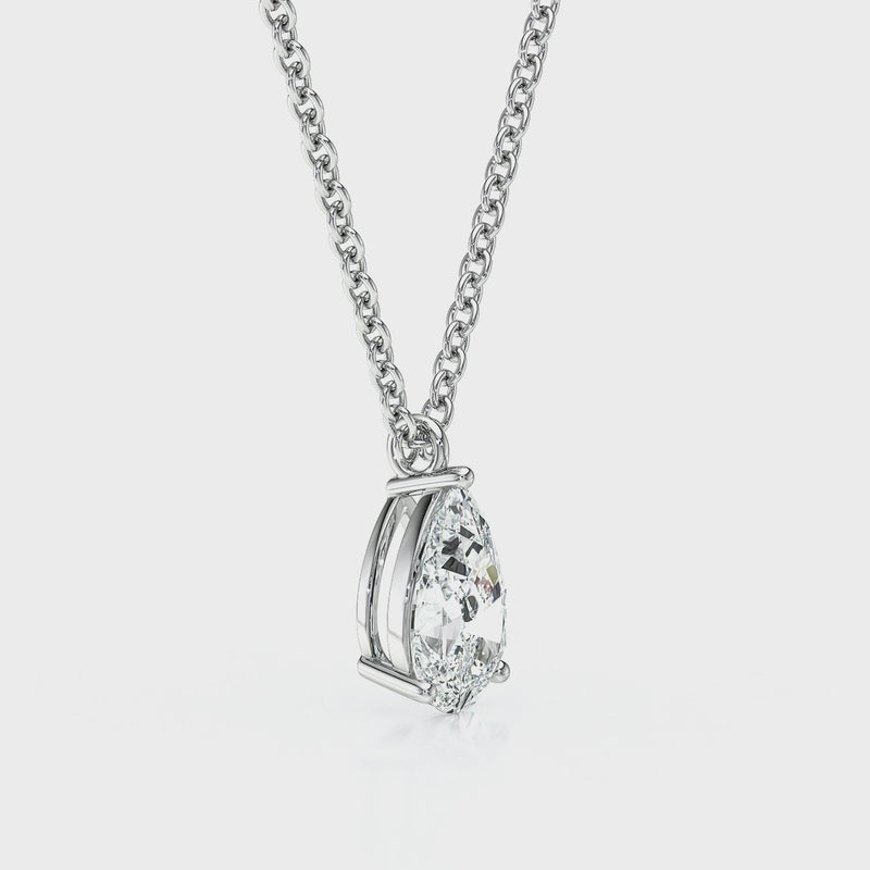 Pendentif solitaire diamant Une Promesse - 1