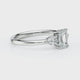 Bague trilogie diamant Coucher de Soleil - 16