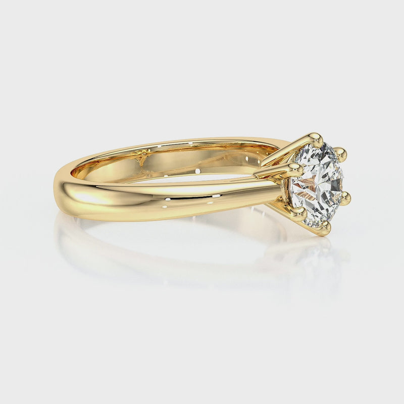 Solitaire diamant Premier Amour - 1 carat