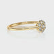 Bague entourage saphir rose diamant Pour la Vie - 9