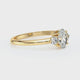 Bague trilogie diamant Coucher de Soleil - 9