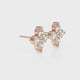 Boucles d'oreilles diamant Floral - 1