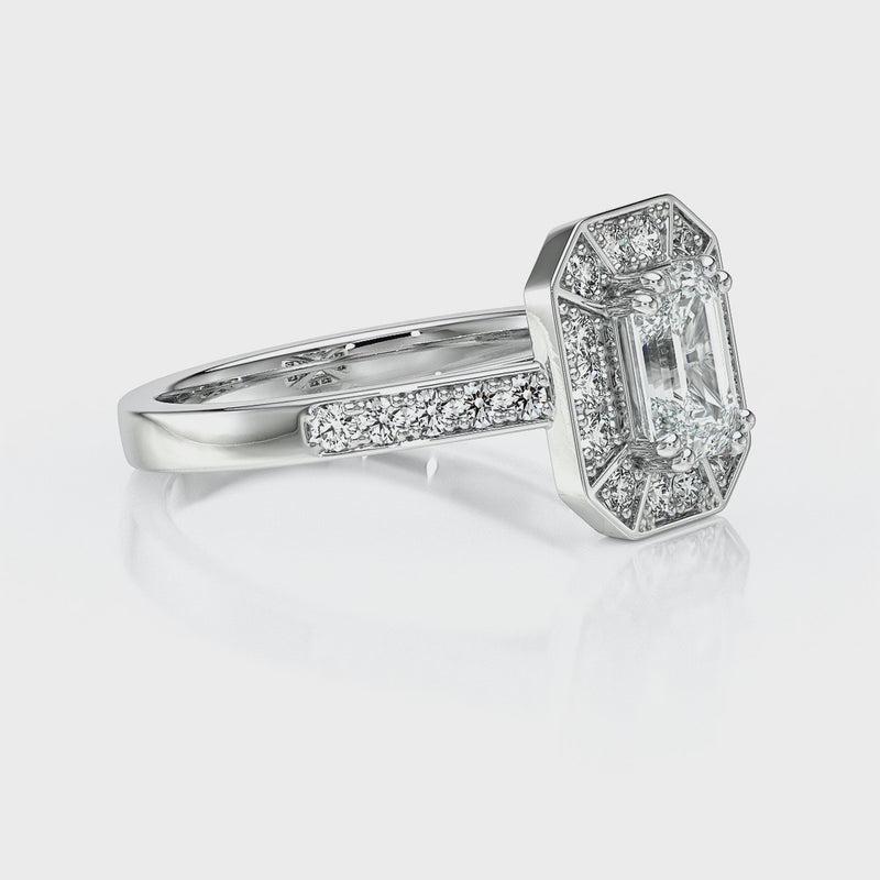 Bague entourage diamant Coup de Foudre - 6