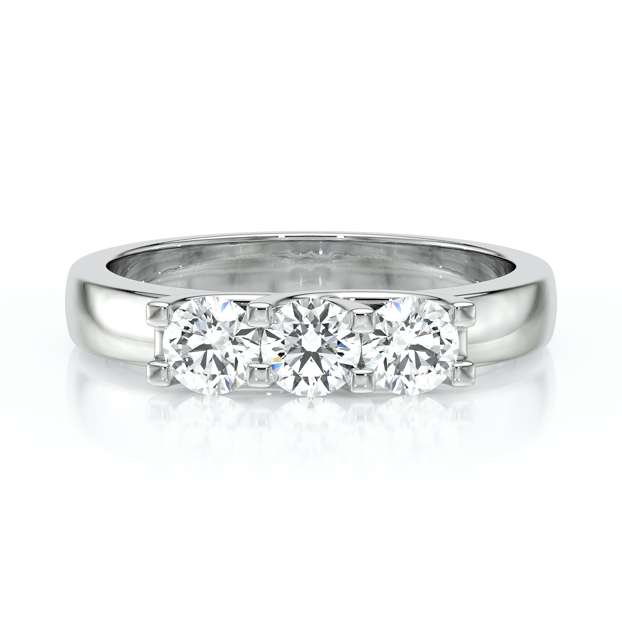 Bague trilogie diamant Coucher de Soleil - 2 – Image 2