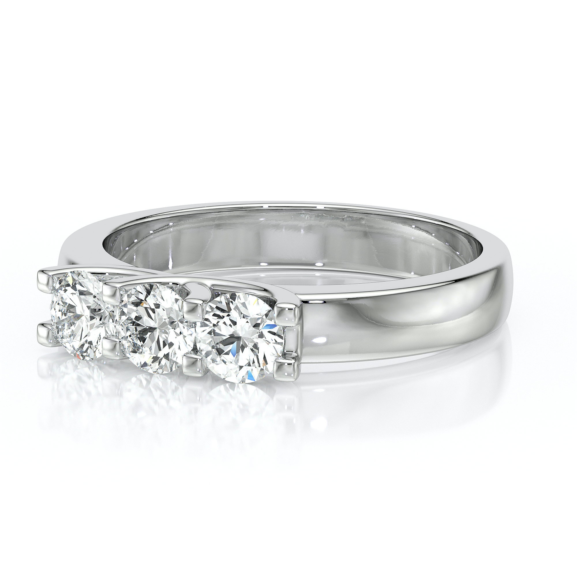 Bague trilogie diamant Coucher de Soleil - 2 – Image 4