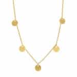 Collier pastilles personnalisables - Or jaune 18 carats