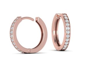 boucles-d-oreilles-creoles-diamant-or-rose-serti-grain