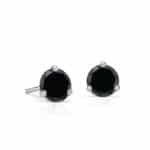 Boucles-doreilles-diamant-noir-3-griffes-Or-blanc