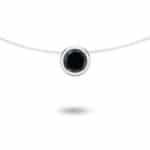 Collier-diamant-noir-clos-fil-nylon-Or-blanc