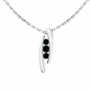Pendentif-diamant-noir-trilogie-or-blanc