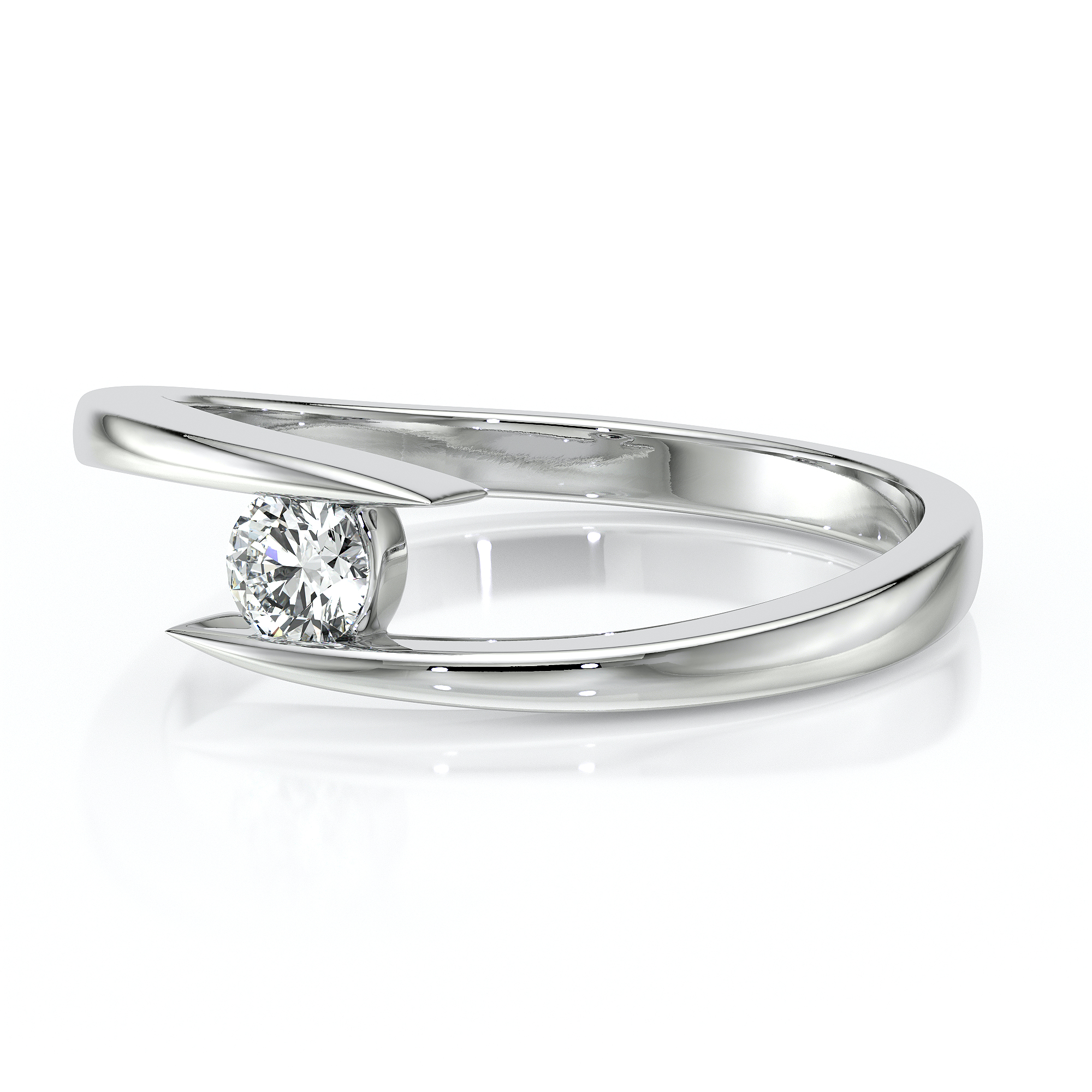 Solitaire diamant Etincelle d'Amour - 1 – Image 4