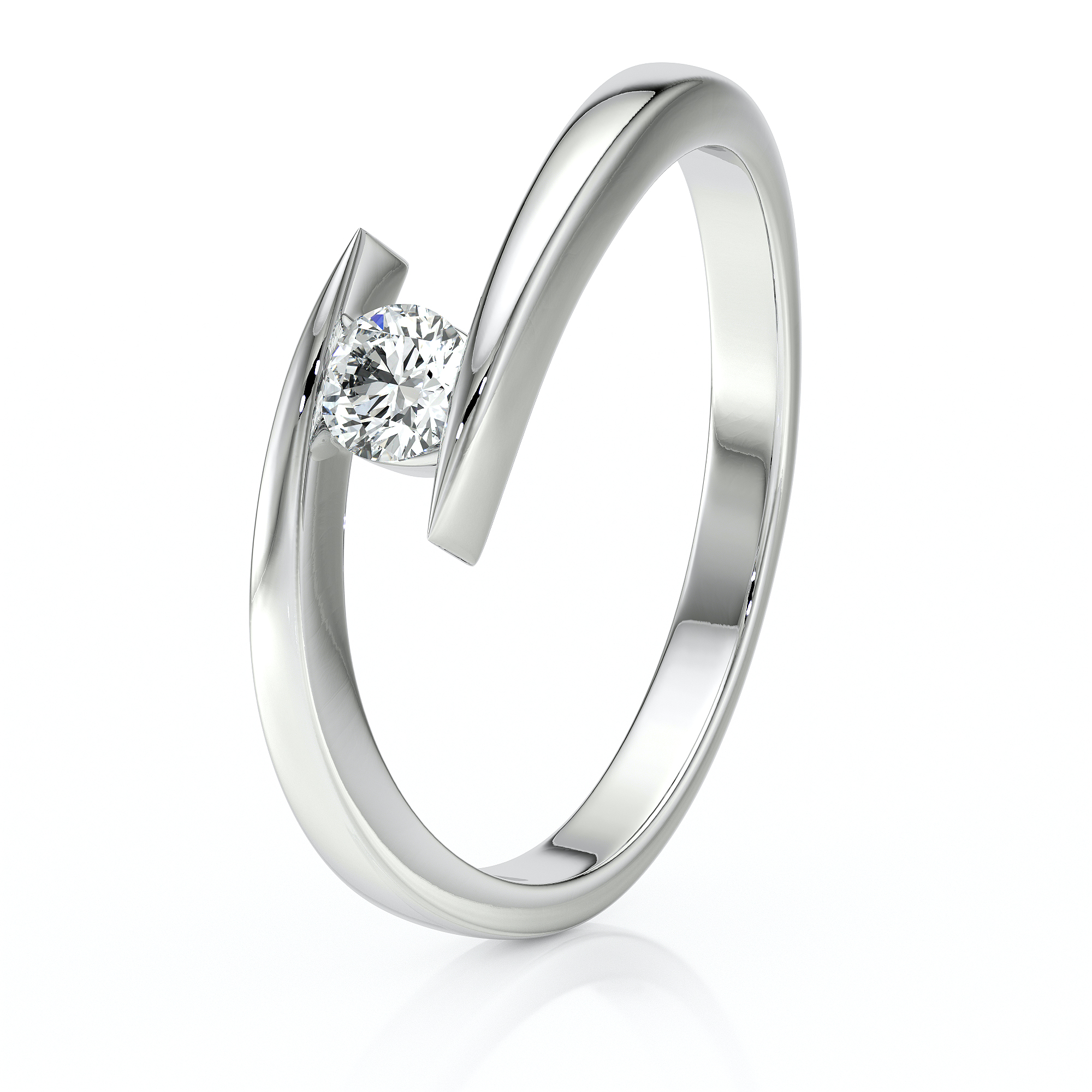 Solitaire diamant Etincelle d'Amour - 1 – Image 2